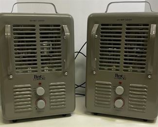 Two 15 Tall Matching Space Heaters