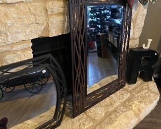 Large Metal Framed Mirrors