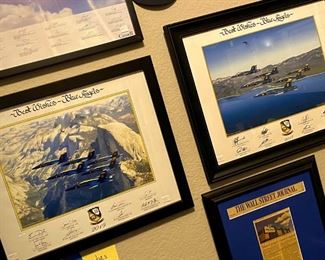 Personalized Blue Angels Framed Collection
