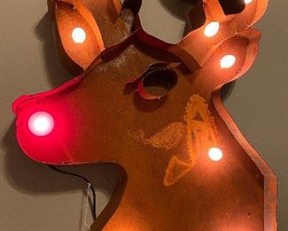 Rudolph Metal Hanging Decoration
