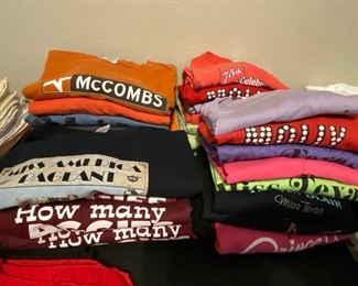 Large Assortment of Miss Texas TShirts, too many to count
