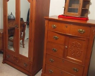 6-piece Stanley bedroom suit.