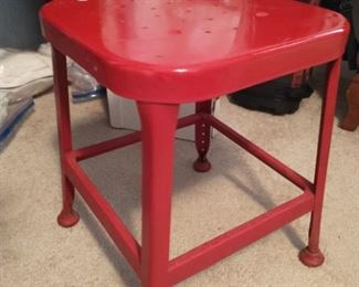 1950s school house utility stool