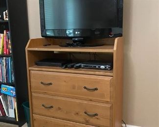 Dresser and TV