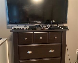 Tall dresser & TV