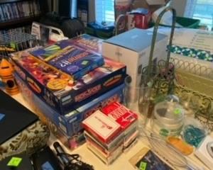 Games, cards, humidifier, miscellaneous