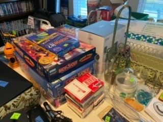 Games, cards, humidifier, miscellaneous