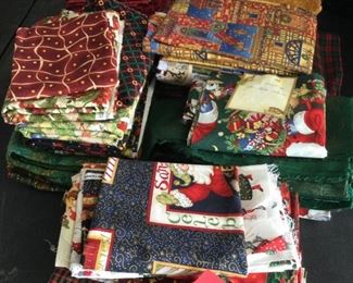 Christmas Pre Cut Quilting Pieces