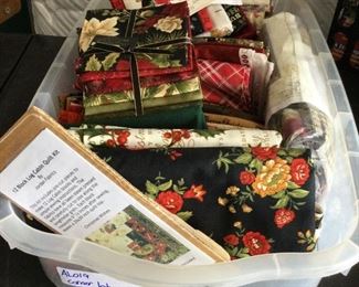 Christmas Quilting Cut Pieces