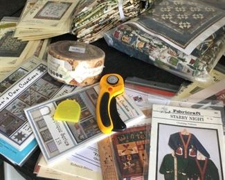 Colorful Quilt Patterns, Fabric and Jellyroll