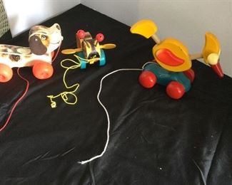 Fisher Price And Kouvalias Pull Toys