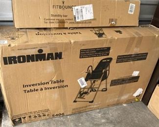 IRONMAN Inversion Table And FITBOUNCE Stability Bar