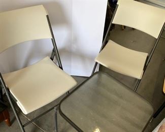 Life Time Chairs And Small Patio Table