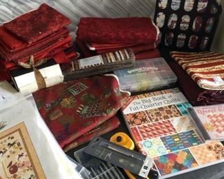 Red Quilting Lot