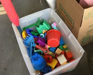 Sand Toys And Blocks