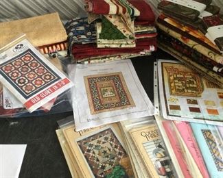 Three Quilt Patterns And Material Needed