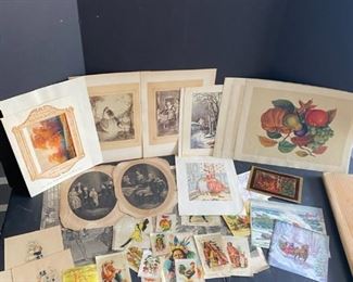 Vintage Art Prints, Cigarette Patches, And More