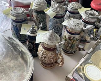antique beer Steins