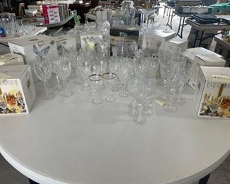 Crystal dishware 