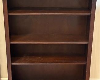 brown bookcase, two available