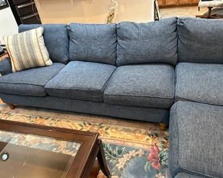 Robin Bruce sectional couch. Pillows are duck/down filled. Like new condition. Only two years old.  