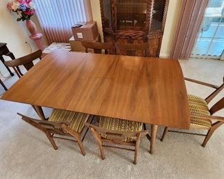 This awesome Danish Modern dining table and six chairs was sold to the first person waiting in line when we opened our doors on Friday. 