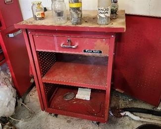 Test Rite tool bench with peg sides.