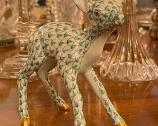 Herend Porcelain Deer Fawn Figurine