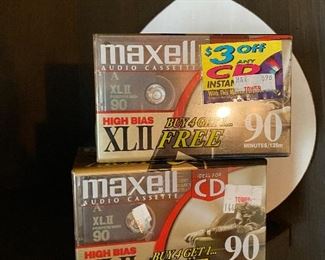 Maxell 90 Minute Blank Audio Cassette Tapes