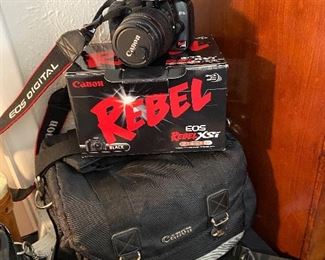 Rebel canon camera