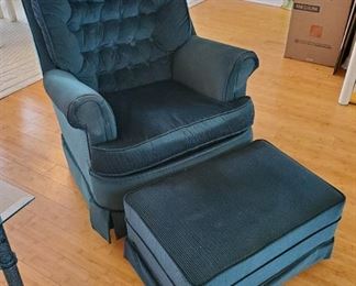 Rocker with foot rest