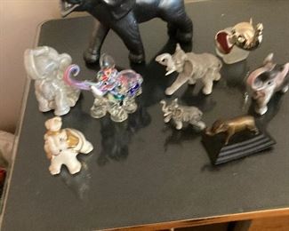 Ceramic elephants