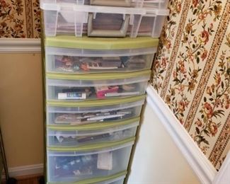 Scrapbook Supplies and Storage Unit