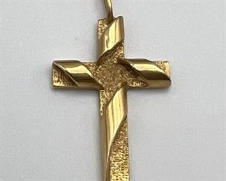 14KT Gold Cross Pendant
