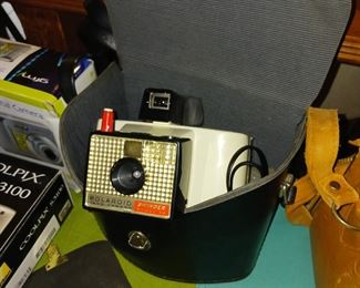 Vintage Polaroid swinger camera