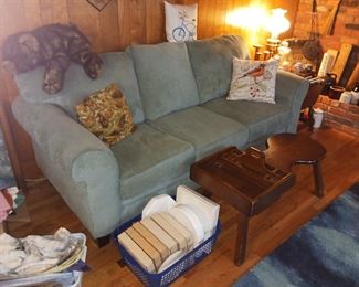 Vintage cobbler's bench coffee table