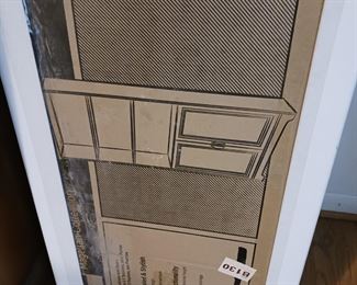 New in box shelving bookcase unit unassembled