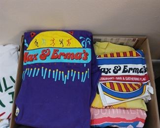 Collection of Max and Erma's t-shirts