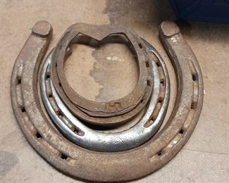 Antique horse shoes