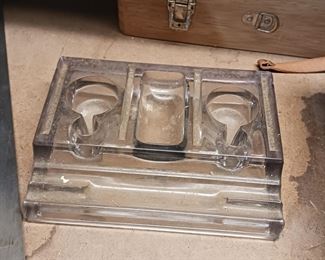 Antique Inkwell glass
