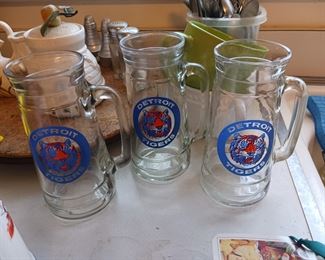Vintage Detroit Tigers glass