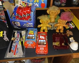 Vintage troll dolls, Morse code telephone Telegraph