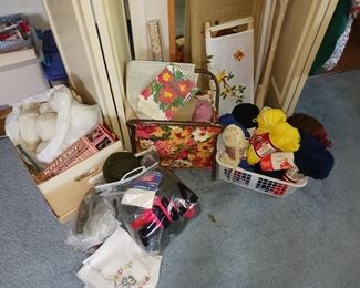 More yarn and sewing supplies