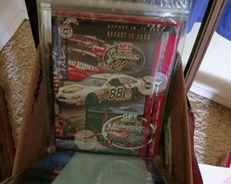 Vintage NASCAR racing programs