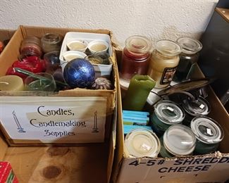 Candles and candle making supplies