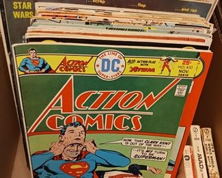 25 and 50 Cent comic books Action Comics