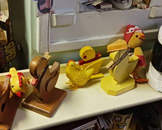 Vintage wood duck toys