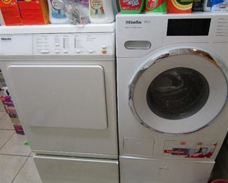 Miele washer and dryer