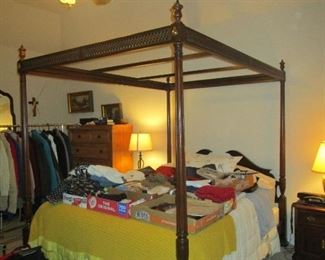 Four poster bed