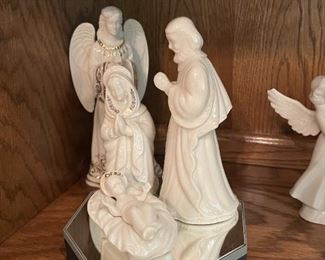 Lenox Nativity and angel